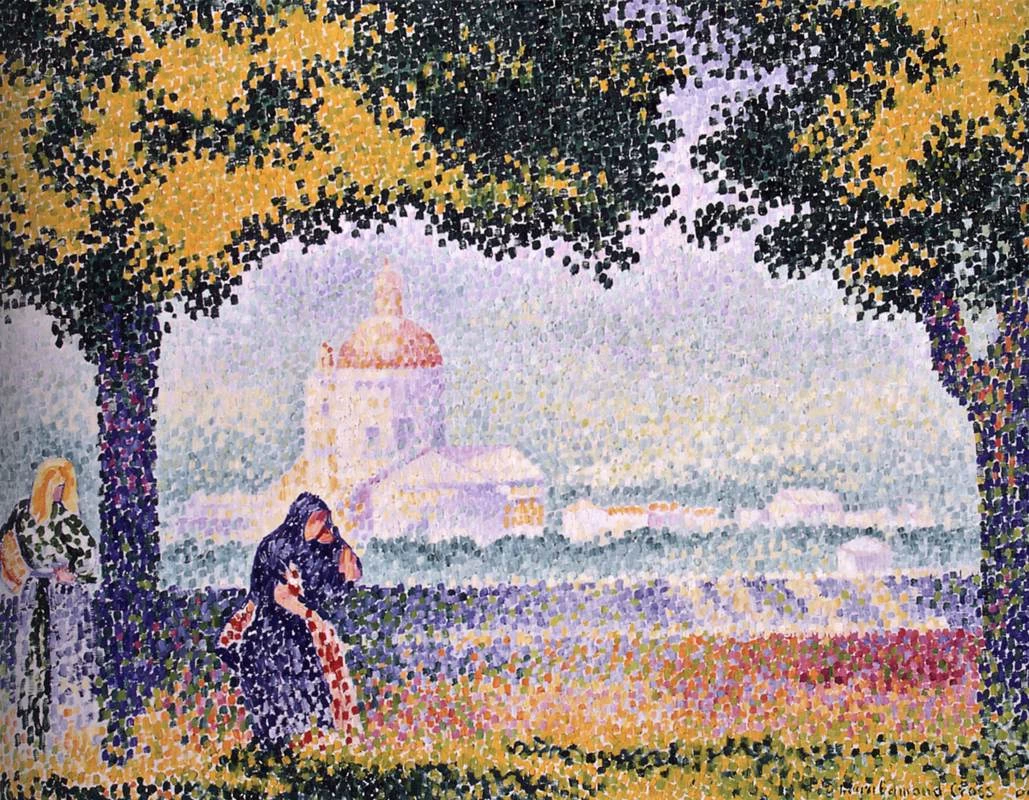 Veduta della chiesa di Santa Maria degli Angele ad Assisi - The Hermitage, St. Petersburg